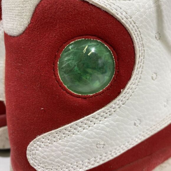 Mens Nike Air Jordan 13 XIII Retro Sneakers Red Grey Toe 414581-115 Size 10 - Picture 9 of 12